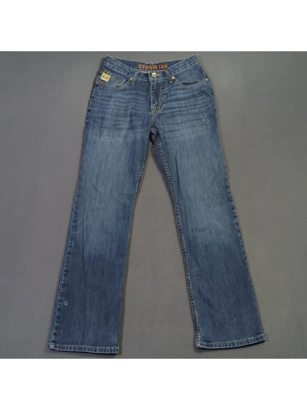 Cinch Jeans Men's 28x32 Fits 27x30 Blue Ian Boot Cut Western Denim Cowboy